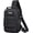 B730 Black, variant on Sling Bag for Men Travel Crossbody Chest Bag with USB Charging Port for Casual Daily Work(B730 Silvery Grey)
