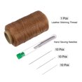thumbnail image 3 of Upholstery Sewing Thread 260m Polyester with 30pcs Needles, Dark Coffee, 3 of 6