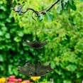thumbnail image 1 of Bandeja para comedero de pájaros colgante, baño para pájaros, paisaje exterior, regalo de inauguración de la casa para parque, cerca, colibríes, atrae, 1 of 8