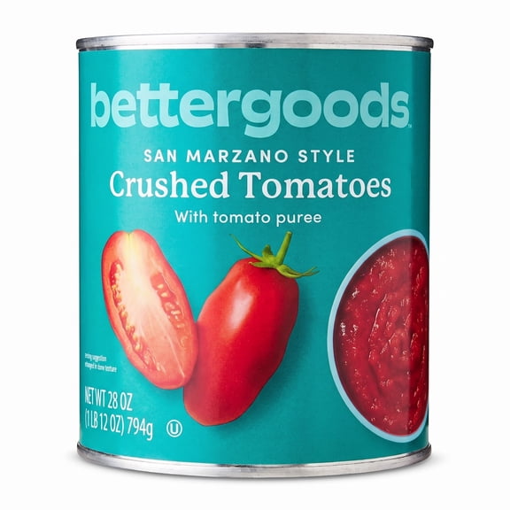 bettergoods San Marzano Style Crushed Tomatoes, 28 oz