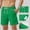 Green, variant on Swim Shorts Men Quick Dry Solid Holiday Casual Board Shorts Swimsuit