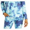 thumbnail image 3 of ID Ideology Womens Shades Tie Dyed Top Tie Dye Tartan Blue XL, 3 of 3