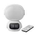 thumbnail image 2 of Pebbuoy LED Night Light Plug-in with Clock Remote Control Flicker Free Eye Protection 3 Light Colors Dimmable Night Lamp, 2 of 6