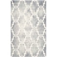thumbnail image 1 of Safavieh Dip Dye Collection DDY536C Handmade Geometric Watercolor Grey and Ivory Wool Area Rug (2'6" x 4'), 1 of 2