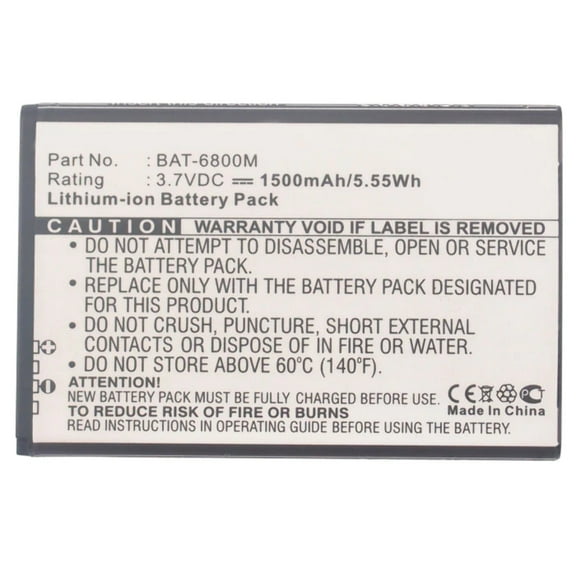 Batteries N Accessories BNA-WB-L3527 Cell Phone Battery - Li-Ion, 3.7V, 1500 mAh, Ultra High Capacity Battery - Replacement for Pantech BAT-6800M Battery