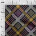 thumbnail image 1 of oneOone Polyester Lycra Fabric Tartan Check Print Fabric By The Yard 56 Inch Wide, 1 of 4