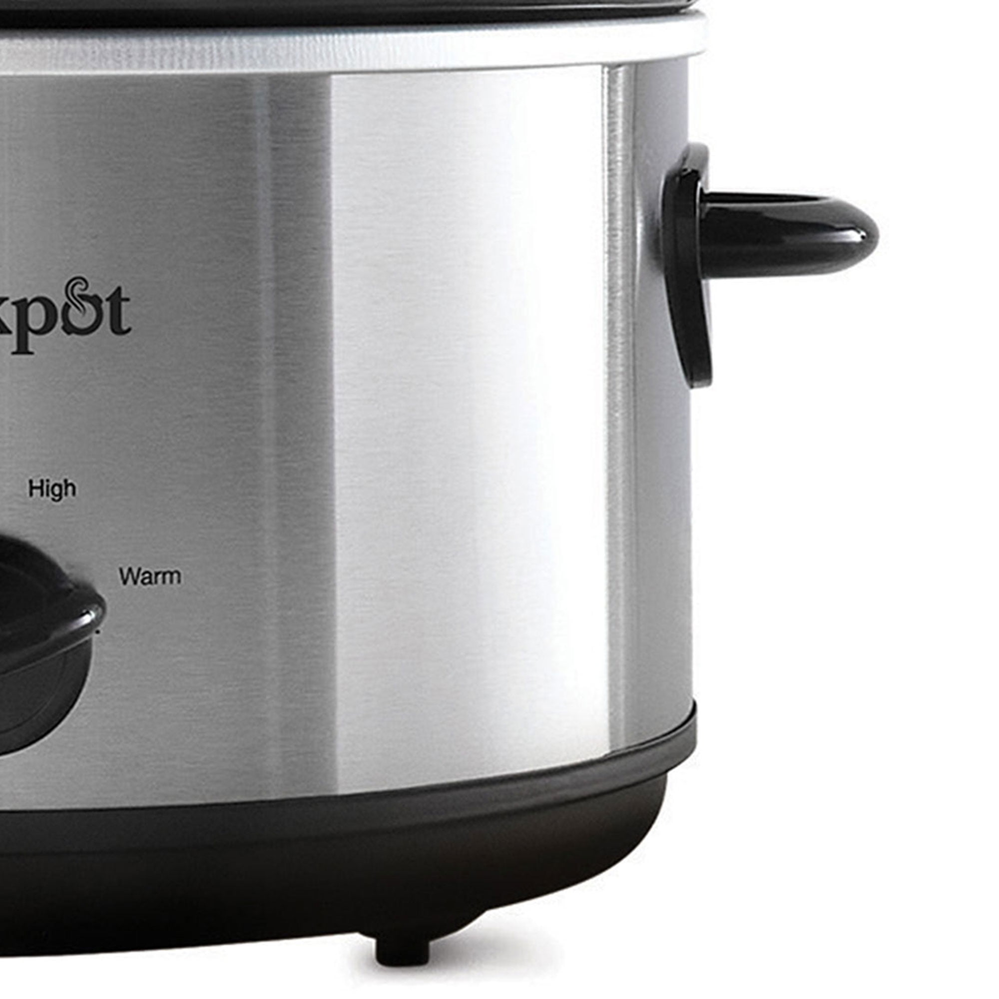 Crock-Pot クロックポット (SCR450-HX) Crock-Pot 4.5 Quart Silver Manual Slow Cooker with Keep-Warm