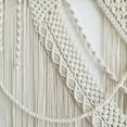 thumbnail image 5 of Macrame Wall Hanging Large- Boho Wall Decor- large wall art- Wall Decor Living Room- Macrame Tapestry Boho Decor for Bedroom (Triangle), 5 of 12