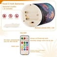 thumbnail image 5 of Yayeee Flameless Candles with Remote Flickering Battery Operated Multi Color Changing, Psychedelic Jellyfish, 5 of 7
