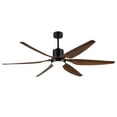 thumbnail image 6 of Wellspeed Large Smart Ceiling Fan with Light and Remote, 66 in. Farmhouse Ceiling Fan with Quiet DC Motor, Flower Type Light Fan with Dimmable 3 Color Temperature, 6 Speeds with Timer, 6 of 18