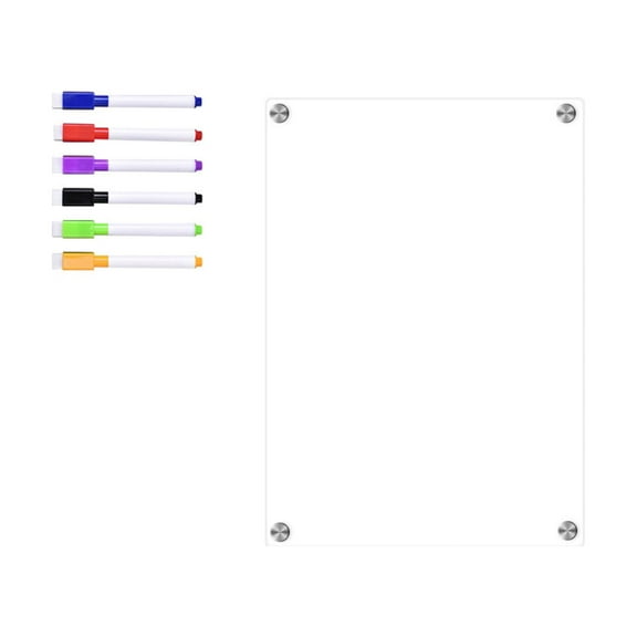 Essential Magnetic Fridge Calendar Board, Clear Whiteboard, Stay Organized