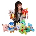thumbnail image 3 of Original Pokemon Plush Toy Pikachu Snorlax Bulbasaur Gengar Kyogre Piplup Charizard Plush Stuffed Doll Toy Kid Gift, 3 of 4