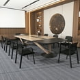 thumbnail image 2 of Gymax 10-Pack Office Conference Chair Set Mesh Guest Reception Stack Chairs w/ Caster Wheels, 2 of 10