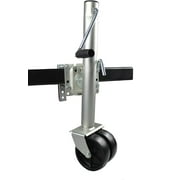 MaxxHaul 70149 11-1/2" Lift Swing Back Trailer Jack with Dual Wheels - 1500 lbs. Capacity