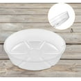 thumbnail image 3 of Sturdy Plant Trays,12In Plant Saucers,Set of 12 Clear Plastic Flower Pot Saucer,Heavy Duty Flower Saucers for Indoor,Home Decor, 3 of 6