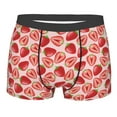 thumbnail image 4 of Goofa Cute Strawberry Printed Men's Boxer Briefs Underwear, Moisture-Wicking Underwear, Trunk,Soft and Breathable Cotton Underwear-Small, 4 of 9