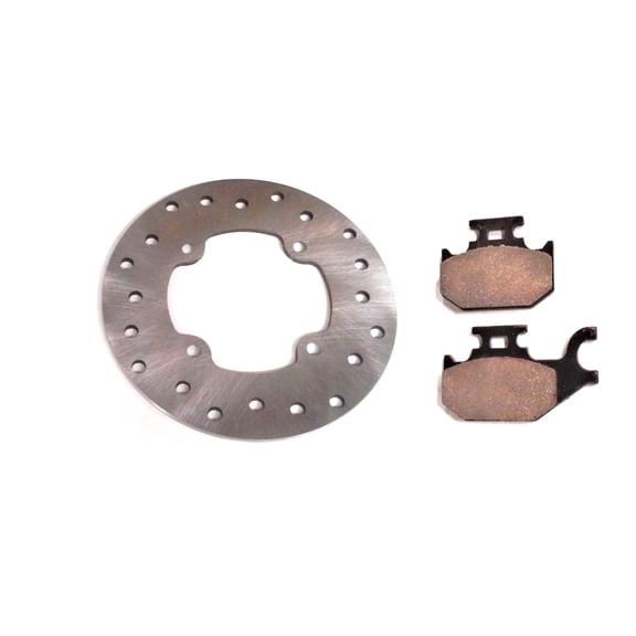 Rear Brake Rotor & Pads for Can-Am Outlander & Renegade 705600271, 705600604, Optimal Braking