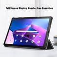 thumbnail image 5 of Dteck Case for Lenovo Tab M10 Plus 3rd Gen 10.6 inch 2022 TB-125F/128F,Magnetic PU Leather Folio Slim Lightweight Hard Shell Smart Protective Case Trifold Stand Cover,Black, 5 of 10