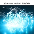 thumbnail image 4 of 2/1Pcs LED Strip Lights, 16ft/32ft 50LED Battery Powered Multi Color Copper String Lights, Waterproof IP44 Decor Fairy String Lights with Remote Control for Outdoor Garden Indoor Bedroom, 4 of 7
