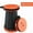 Black-Orange, variant on Portable Folding Camping Stools, Outdoor Telescopic Picnic Stools, Travel Foldable Stool for Camping Beach Fishing Hiking Garden