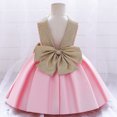 thumbnail image 1 of HAWEE Robe Tutu à Paillettes pour Filles avec Nœud, Dos Nu, Grande Robe de Bal de Mariage Formelle (6M-6T), 1 of 7