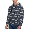 thumbnail image 2 of Hoodies for Men - Ski Goggles Vintage Print Long Sleeve Comfrt Men'S Fashion Hoodies & Sweatshirts, Sweatshirts for Men Hoodies Pullover Clothing Clothes with Pouch, 2 of 7
