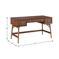 thumbnail image 3 of Lexicon Frolic Wood Writing Desk in Brown, 3 of 5