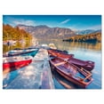 thumbnail image 2 of Bohinj Lac le Matin - Impression sur Toile Paysage, 2 of 3