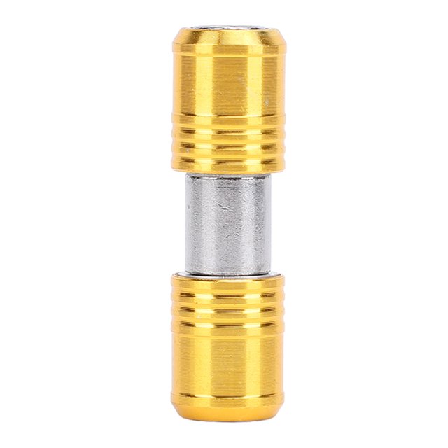 Hex Socket Bit Holder, 2PCS Quick Release Aluminum Alloy Shell Double Ended Bit Holder Versatile Use Easy Installation Secure Fitting for 1/4 Inch Shank Bits
