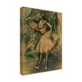 thumbnail image 2 of Trademark Fine Art 'Dancer With A Fan' Canvas Art by Edgar Degas, 2 of 2