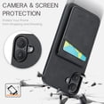 thumbnail image 4 of for Apple iPhone 16 Plus Case for Women Girls, Premium PU Leather Wallet Case with Card Slots on Back Flip Protective Case for iPhone 16 Plus Phone Case - Black, 4 of 9