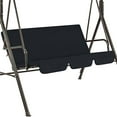 thumbnail image 2 of Travelwant 59.6" x 19.69" x 3.94" Black Patio Swing Cover, Waterproof, 2 of 6