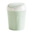 thumbnail image 3 of Small Trash Can with Lid, Mini Trash Can for Bathroom, Office and Bedroom, Small Bathroom Garbage Can with Swing Top, Compact Waste Basket for Desk, Dorm & Home, Green - Xuniizn, 3 of 7