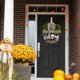 thumbnail image 4 of Colgador de puerta de patio trasero de Halloween exquisita decoración colgante de tablón para valla de patio, 4 of 4