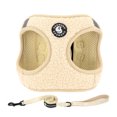 thumbnail image 1 of COLLARLOGO Dog Harness Clothes Vest Chest And Leash Reflective Breathable Adjustable Teddy Fleece Velvet Pet Supplies ShopWise Round, 1 of 9