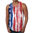 thumbnail image 1 of TopLLC Débardeurs pour Hommes T-Shirts Sans Manches Décontractés Hommes Mode Décontractée Imprimé Chandail à Enfiler Col Rond Débardeurs de Sport Vêtements d'Été, 1 of 4