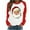 B Red, variant on YUGYXL Merry Christmas Sweatshirts for Women Funny Graphic Pullover Fleece Raglan Sweater Warm Xmas Clothes B Red XXL