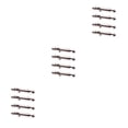 thumbnail image 4 of Justharion 4x Silver Stylish Door Upgrade Home Security With Easy Installation Sliding Door Lock Slide Screws Gate 4 inch 3Set, 4 of 6
