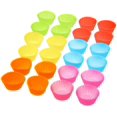 thumbnail image 2 of GHSDFBB Silicone Cupcake Baking Cups, Multi Color Reusable Muffin Cup Liners, Rainbow Cupcake Wrappers (24xStandard)\u2026, 2 of 6