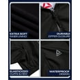 thumbnail image 6 of Reebok Womens Rain Jackets - Lightweight Hooded Waterproof Shell Windbreaker for Women (XS-3X), 6 of 7