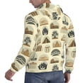 thumbnail image 3 of Hoodies for Men - Vintage Stamps Pattern Long Sleeve Comfrt Men'S Fashion Hoodies & Sweatshirts, Sweatshirts for Men Hoodies Pullover Clothing Clothes with Pouch, 3 of 7