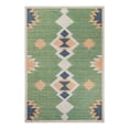 thumbnail image 3 of Unique Loom Baja Outdoor Collection Area Rug - Cabo (7' 1" x 10' Rectangle Green/Navy Blue), 3 of 7
