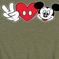 thumbnail image 3 of Mickey & Friends - Peace Love Mickey - Toddler And Youth Short Sleeve Graphic T-Shirt, 3 of 5