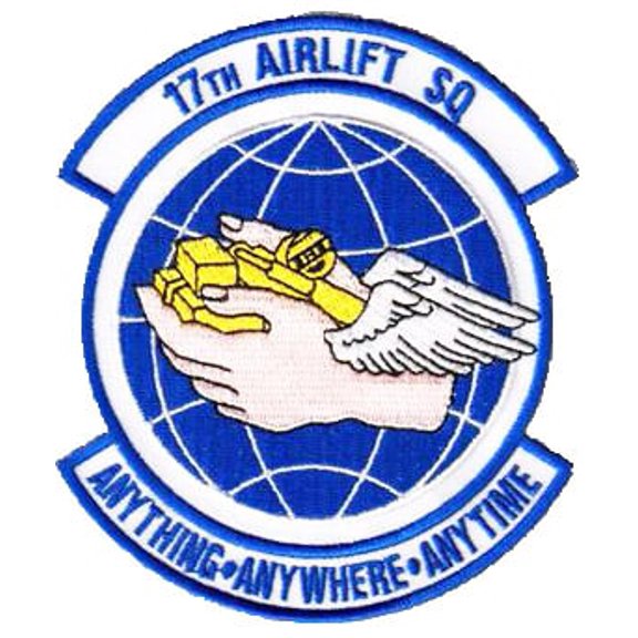 17th Airlift Squadron Patch – Sew On