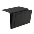 thumbnail image 2 of Spencer Felt Bedside Caddy Bedside Essentials Pocket Bed Sofa Storage Organizer with 5 Pockets for TV Remote Control, Phones, Glasses, Accessories (Black), 2 of 10