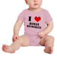thumbnail image 2 of I Love Human Resources Cute Baby Clothes Boys Short Sleeve Romper Bodysuits, 2 of 5