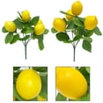 thumbnail image 4 of Artificial Lemon Bunch Spring Green Plant Cuttings Decorative Artificial Lemons, 4 of 8
