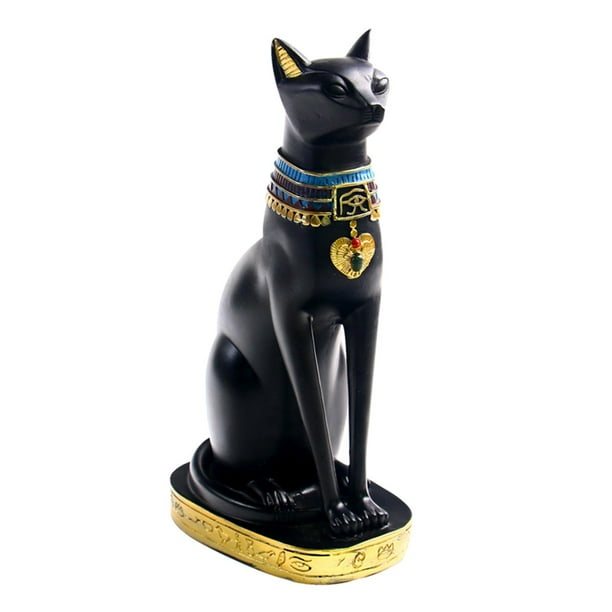 Estatua de la diosa egipcia Bastet, gata, gatita, escultura para habitación, regalo exótico METRO
