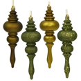 thumbnail image 1 of Olive 4 Finish Assorted Finial Ornament - 7 in. - 8 Per Box, 1 of 1