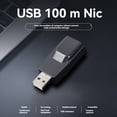 thumbnail image 4 of 2X USB to RJ45 LAN Ethernet Adapter 100Mbps USB2.0 Network Card for PC Laptop Desktop DVB Set Top Box Drive-Free Black, 4 of 7